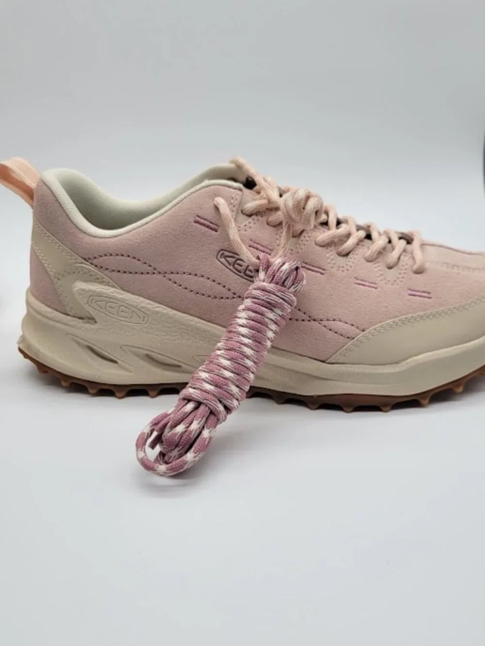 KEEN Jasper Zionic Women’s Rose/Lilas Suede Hiking Sneakers Shoes Size 9.5 NWOB